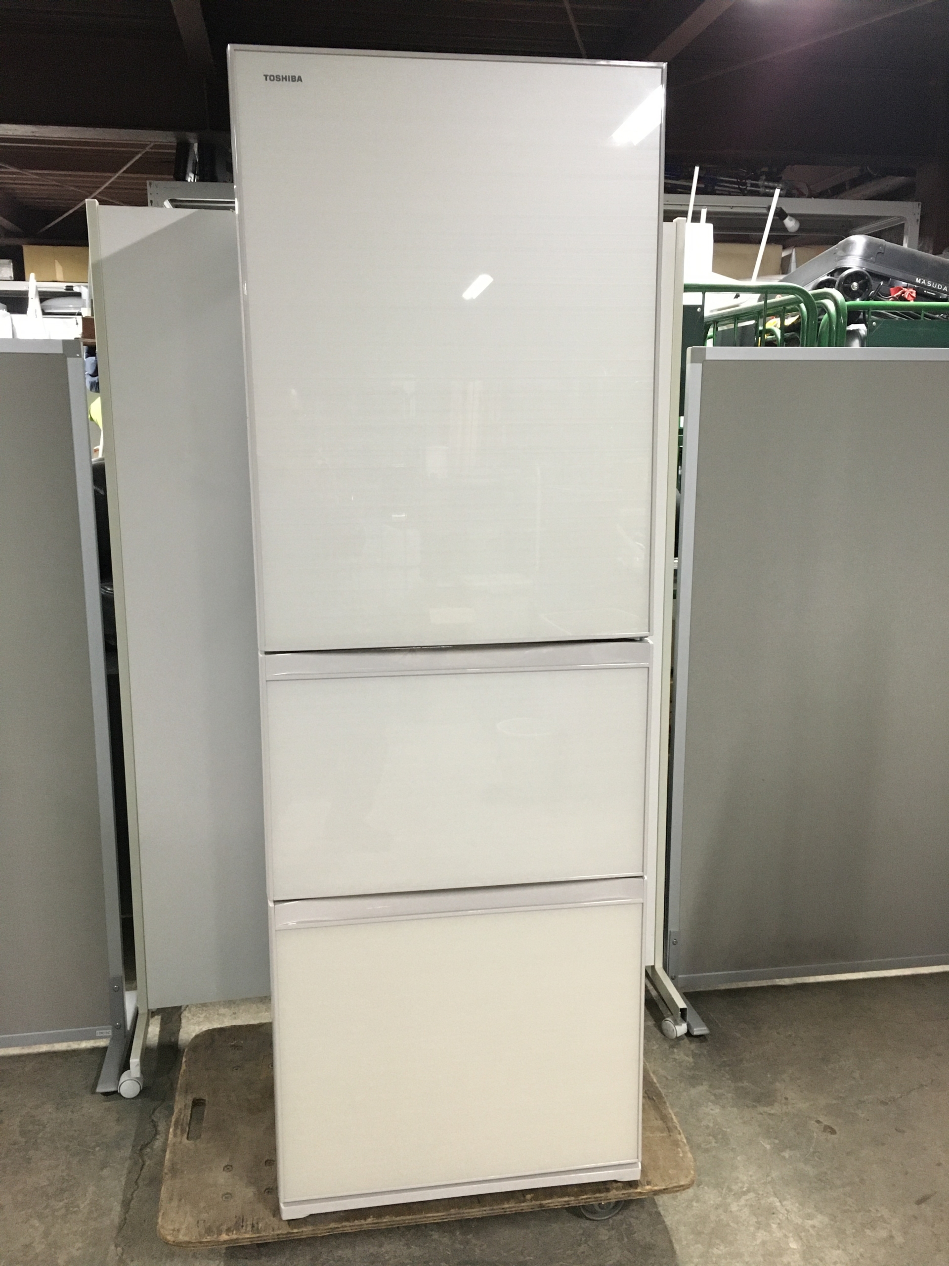 東芝 ノンフロン冷凍冷蔵庫 VEGETA GR-M36SXV 2018年製 中古 