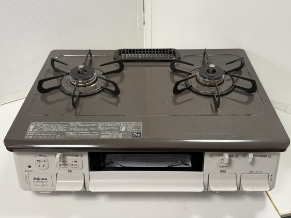 ガスコンロ　IC-S807BHA-2R　2023年　パロマ（都市ガス）