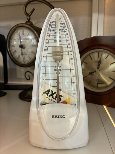 SEIKO セイコー メトロノーム 振り子式 ホワイト SPM320 ゼンマイ式 ピアノ 楽器 練習 新品